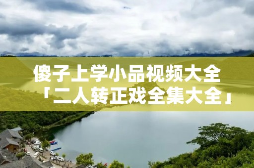 傻子上学小品视频大全「二人转正戏全集大全」