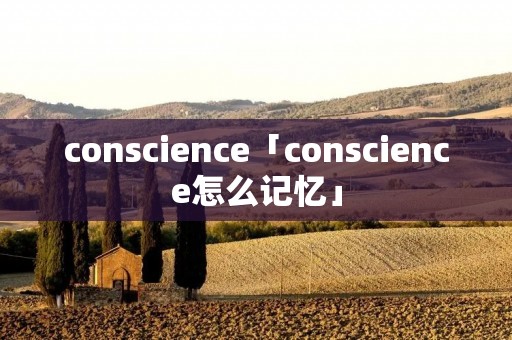 conscience「conscience怎么记忆」 conscience「conscience怎么记忆」