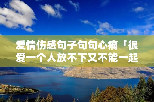 爱情伤感句子句句心痛「很爱一个人放不下又不能一起怎么办」