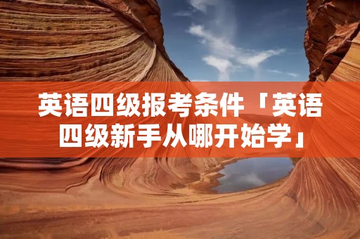 英语四级报考条件「英语四级新手从哪开始学」