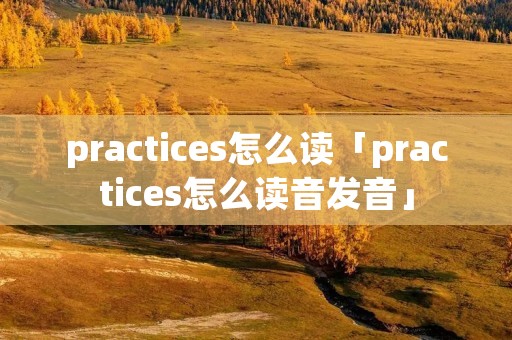practices怎么读「practices怎么读音发音」