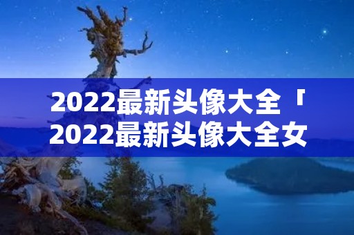 2022最新头像大全「2022最新头像大全女生背影」