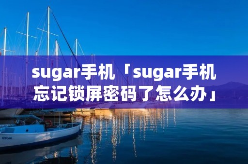 sugar手机「sugar手机忘记锁屏密码了怎么办」 sugar手机「sugar手机忘记锁屏密码了怎么办」