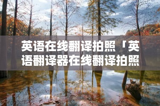 英语在线翻译拍照「英语翻译器在线翻译拍照」 英语在线翻译拍照「英语翻译器在线翻译拍照」