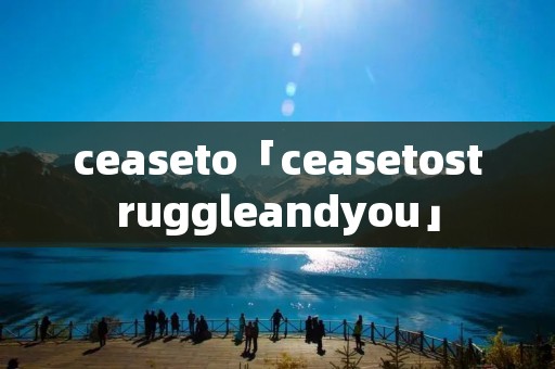 ceaseto「ceasetostruggleandyou」