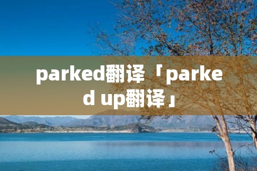parked翻译「parked up翻译」