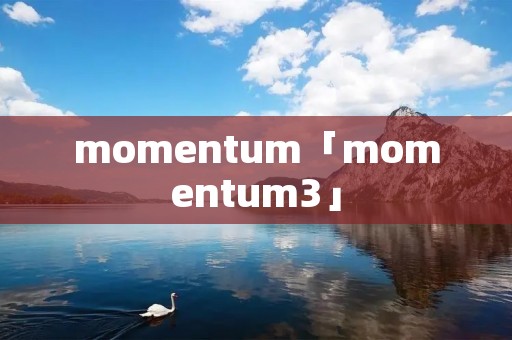 momentum「momentum3」