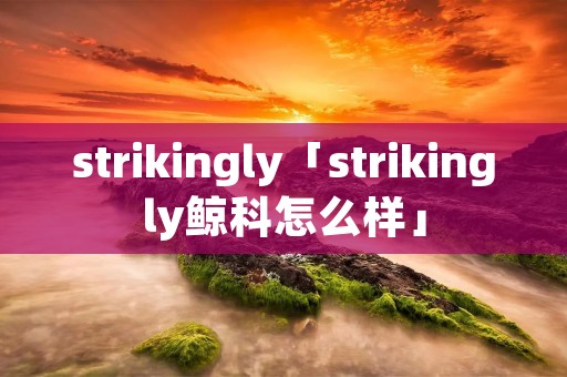 strikingly「strikingly鲸科怎么样」 strikingly「strikingly鲸科怎么样」