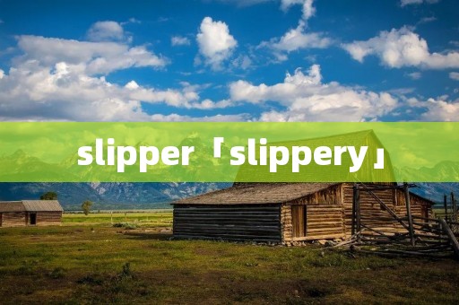 slipper「slippery」 slipper「slippery」