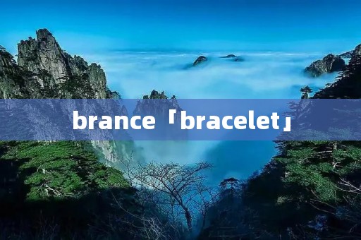 brance「bracelet」