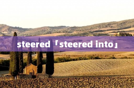 steered「steered into」 steered「steered into」