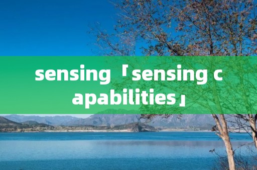 sensing「sensing capabilities」