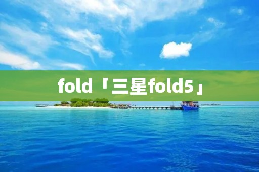 fold「三星fold5」