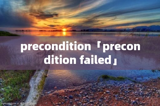 precondition「precondition failed」