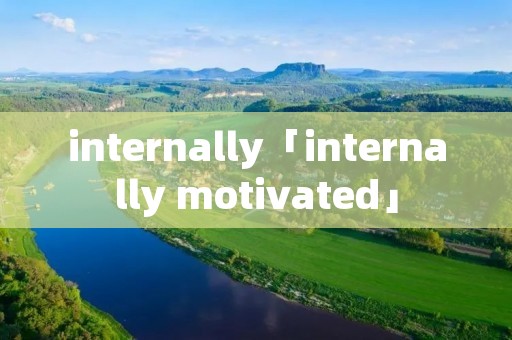 internally「internally motivated」 internally「internally motivated」