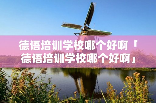 德语培训学校哪个好啊「德语培训学校哪个好啊」