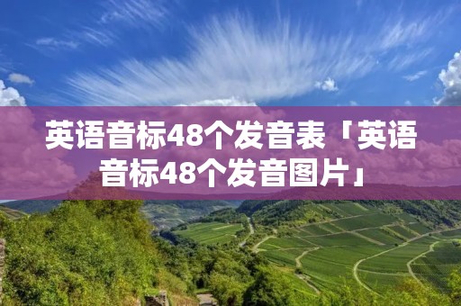 英语音标48个发音表「英语音标48个发音图片」 英语音标48个发音表「英语音标48个发音图片」