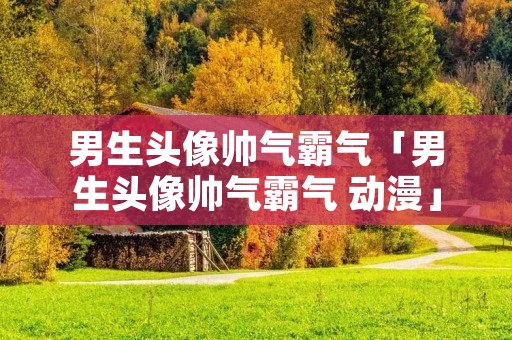 男生头像帅气霸气「男生头像帅气霸气 动漫」 男生头像帅气霸气「男生头像帅气霸气 动漫」