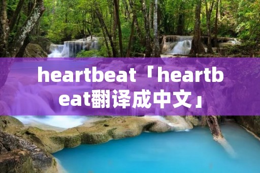 heartbeat「heartbeat翻译成中文」