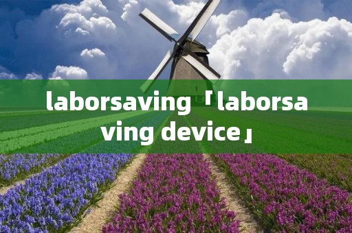 laborsaving「laborsaving device」
