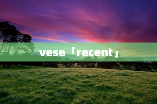 vese「recent」 vese「recent」