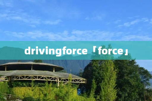 drivingforce「force」 drivingforce「force」