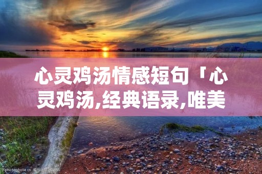 心灵鸡汤情感短句「心灵鸡汤,经典语录,唯美的句子」