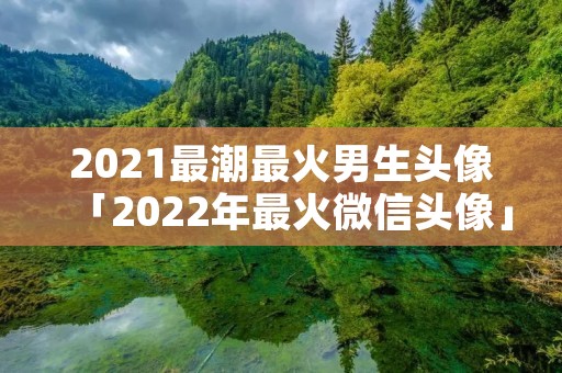 2021最潮最火男生头像「2022年最火微信头像」 2021最潮最火男生头像「2022年最火微信头像」