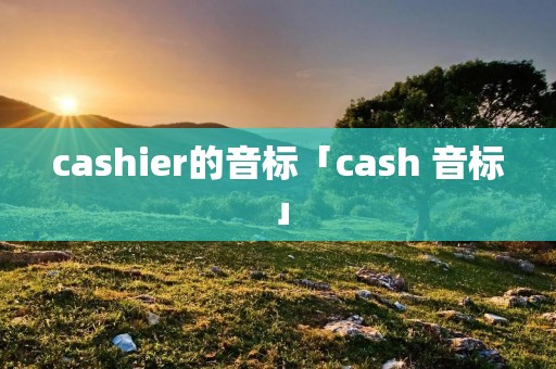 cashier的音标「cash 音标」 cashier的音标「cash 音标」
