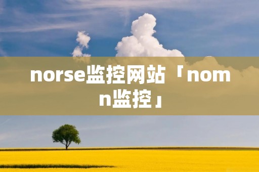 norse监控网站「nomn监控」