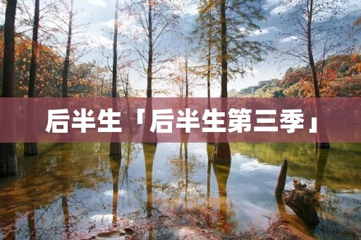 后半生「后半生第三季」