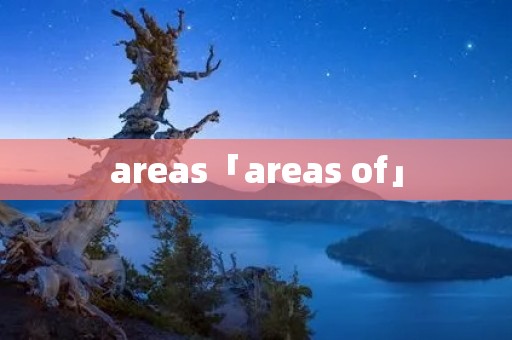 areas「areas of」 areas「areas of」