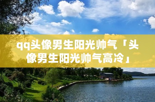 qq头像男生阳光帅气「头像男生阳光帅气高冷」