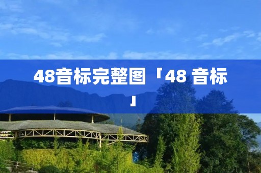 48音标完整图「48 音标」