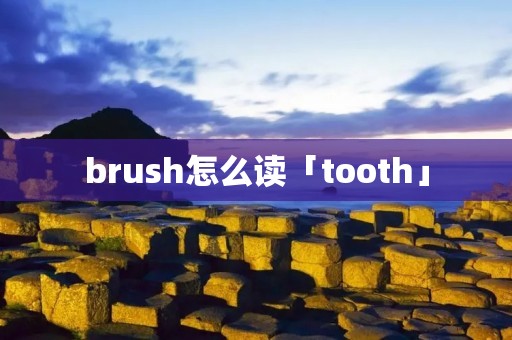 brush怎么读「tooth」