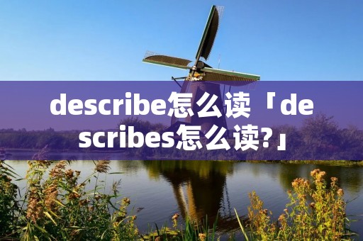 describe怎么读「describes怎么读?」