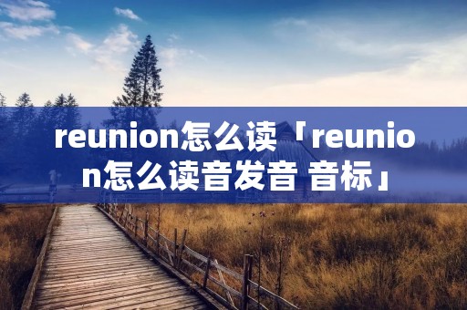 reunion怎么读「reunion怎么读音发音 音标」