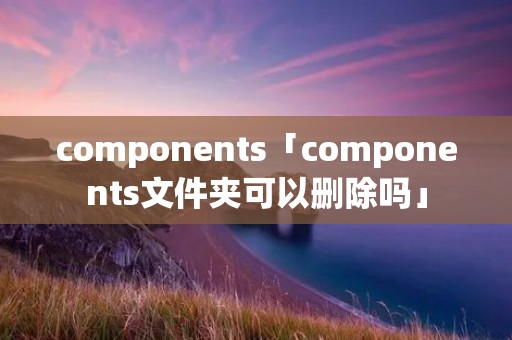 components「components文件夹可以删除吗」 components「components文件夹可以删除吗」