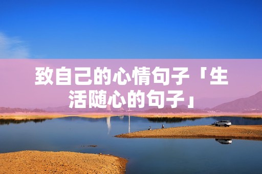 致自己的心情句子「生活随心的句子」