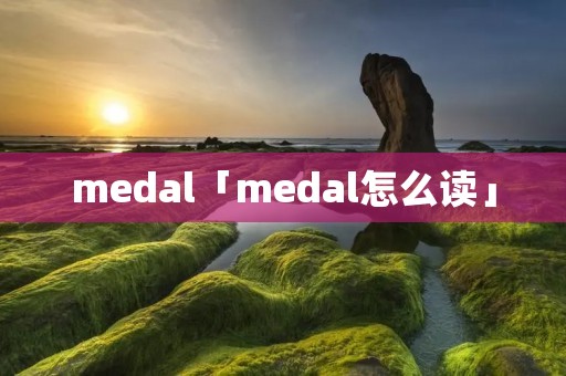 medal「medal怎么读」