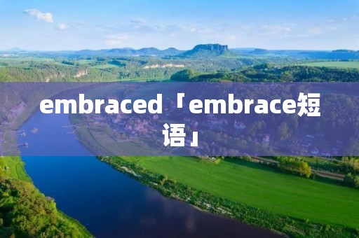 embraced「embrace短语」