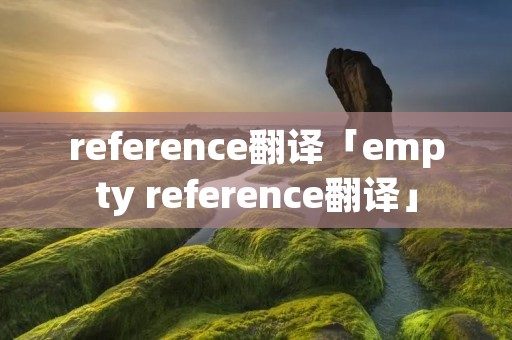 reference翻译「empty reference翻译」
