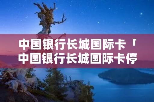 中国银行长城国际卡「中国银行长城国际卡停止」