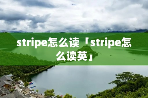 stripe怎么读「stripe怎么读英」