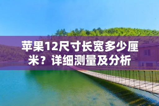 苹果12尺寸长宽多少厘米？详细测量及分析
