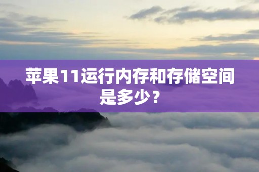 苹果11运行内存和存储空间是多少？