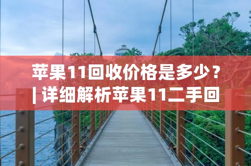 苹果11回收价格是多少?| 详细解析苹果11二手回收市场 苹果11回收价格是多少?| 详细解析苹果11二手回收市场