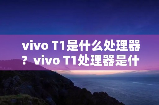  vivo T1是什么处理器？vivo T1处理器是什么型号？