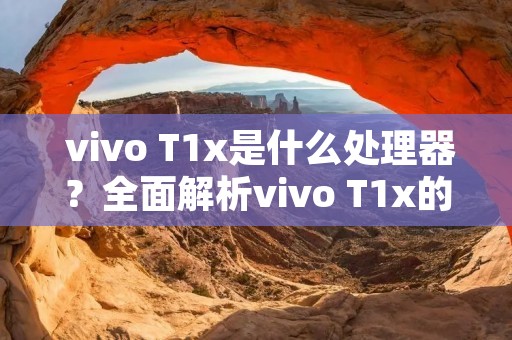 vivo T1x是什么处理器?全面解析vivo T1x的处理器性能和优劣势