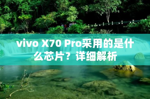 vivo X70 Pro采用的是什么芯片?详细解析